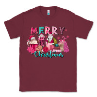 Burgundy pink christmas coffee cups Classic Tee - MaliasSmallBusiness