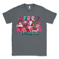 Charcoal Heather pink christmas coffee cups Classic Tee - MaliasSmallBusiness