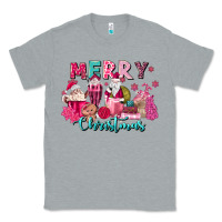Heather Grey pink christmas coffee cups Classic Tee - MaliasSmallBusiness