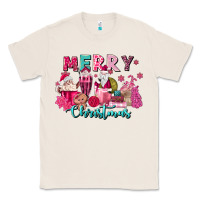 Pink Christmas Coffee Cups Classic Tee | Teevron