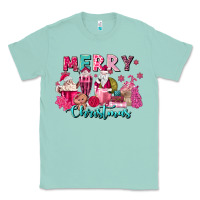 Seafoam pink christmas coffee cups Classic Tee - MaliasSmallBusiness