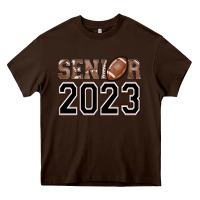 Chocolate Brown senior 2023 american football Heavy Core Tee - AdoDesignShop