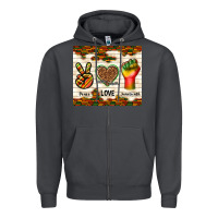 Smoke peace love juneteenth Zipper Hoodie - TumblerDesignByShophia