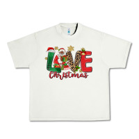 Pistachio love christmas black santa Urban Heavy Tee - MaliasSmallBusiness