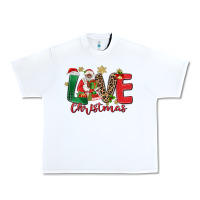 White love christmas black santa Urban Heavy Tee - MaliasSmallBusiness