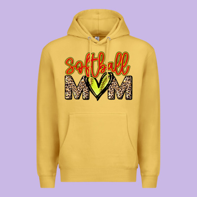 Softball Mom Mother's Day Premium Hoodie Designed By Howdyjamesfarm