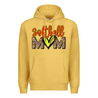 Antique Gold Softball mom mother's day Premium Hoodie - HowdyJamesFarm