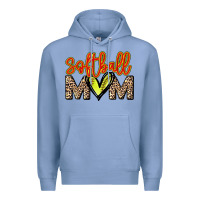 Colony Blue Softball mom mother's day Premium Hoodie - HowdyJamesFarm