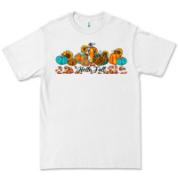 White hello fall pumpkin sunflower Premium Tee - JahusDesignShop