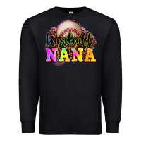 Black baseball nana Premium Sweatshirt - OliviaCreatesArt