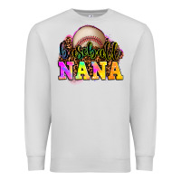 Dove Grey baseball nana Premium Sweatshirt - OliviaCreatesArt