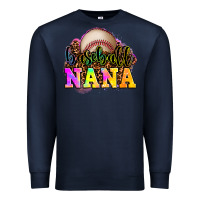 Navy baseball nana Premium Sweatshirt - OliviaCreatesArt