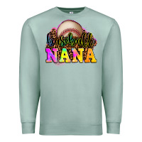 Seafoam baseball nana Premium Sweatshirt - OliviaCreatesArt