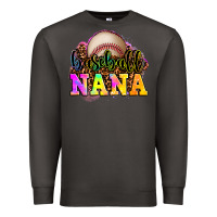Smoke baseball nana Premium Sweatshirt - OliviaCreatesArt