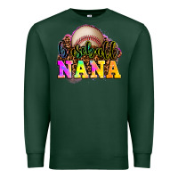 Sports Green baseball nana Premium Sweatshirt - OliviaCreatesArt