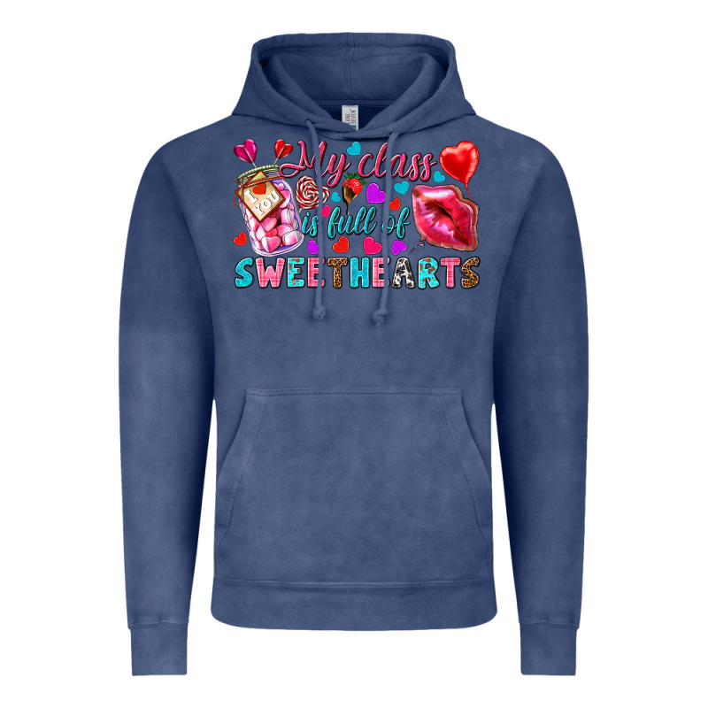 My Class Is Full Of Sweethearts Vintage Hoodie by NancyCooperArtShop | Teevron