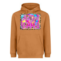 Meerkat Hot Girl Summer Tie Dye Leopard Heavyweight Hoodie - CowCowDesign