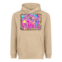 Mushroom Hot Girl Summer Tie Dye Leopard Heavyweight Hoodie - CowCowDesign