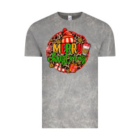 Cloud Rock merry leopard merry christmas Vintage Tee - MaliasSmallBusiness