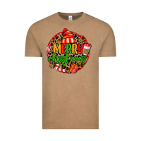 Vintage Coffee merry leopard merry christmas Vintage Tee - MaliasSmallBusiness