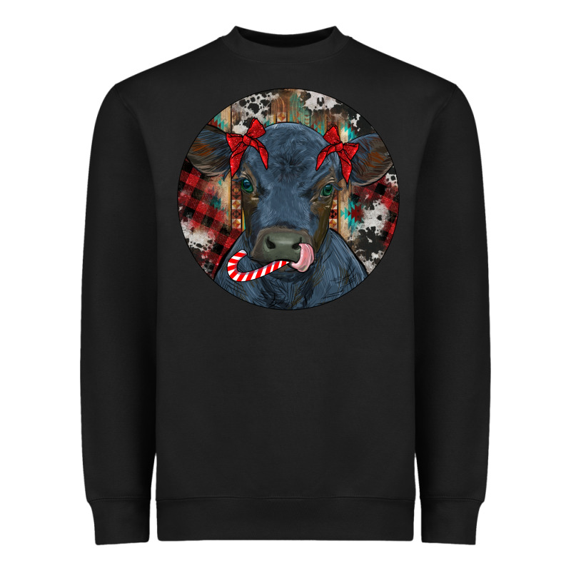 Black Angus Calf Christmas Heavyweight Sweatshirt by RanaPortraitStore | Teevron