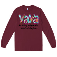 Burgundy yaya Long Sleeve Tee - Artiststas