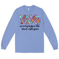 Colony Blue yaya Long Sleeve Tee - Artiststas