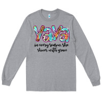 Heather Grey yaya Long Sleeve Tee - Artiststas