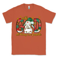 Copper With God all things are possible with snowman Classic Tee - NancyCooperArtShop