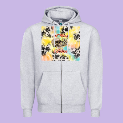 Not Today Bitches Zipper Hoodie Designed By Tumblerdesignbyshophia