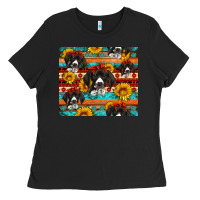 Black western german shorthaired pointer Ladies Tee - Artiststas