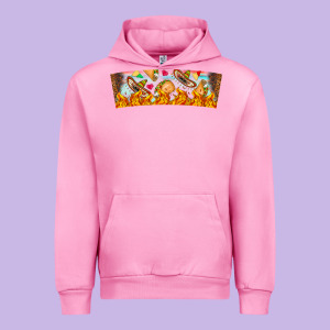 Nach Valentine Urban Hoodie Designed By Cowhidedigitalart