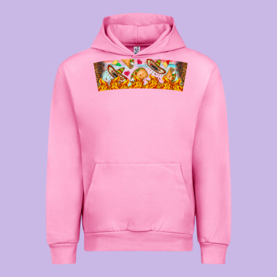 Nach Valentine Urban Hoodie Designed By Cowhidedigitalart