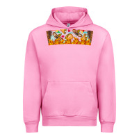 Fuchsia Pink Nach Valentine Urban Hoodie - CowhideDigitalArt