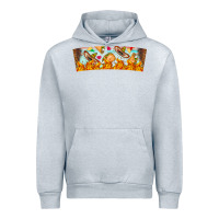 Heather Grey Nach Valentine Urban Hoodie - CowhideDigitalArt