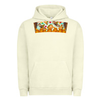 Pigment Pistachio Nach Valentine Urban Hoodie - CowhideDigitalArt
