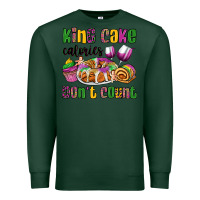 Sports Green king cake calories don't count mardi gras Premium Sweatshirt - OliviaCreatesArt