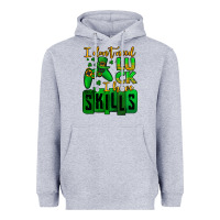 Heather Grey St. Patrick's I don't need luck i have skills Heavyweight Hoodie - OliviaCreatesArt