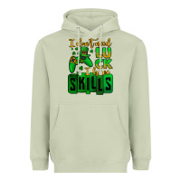 Matcha St. Patrick's I don't need luck i have skills Heavyweight Hoodie - OliviaCreatesArt