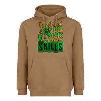 Toasted Coconut St. Patrick's I don't need luck i have skills Heavyweight Hoodie - OliviaCreatesArt
