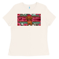 Bone dachshund puppy license plate Ladies Tee - Artiststas