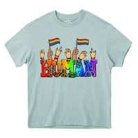 Arona human with hands and pride flags Heavy Core Tee - AdoDesignShop