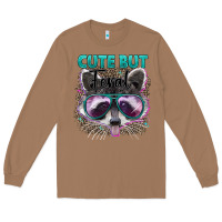 Toasted Coconut cute but feral Long Sleeve Tee - Artiststas