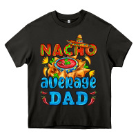 Asphalt nacho average dad with nacho Heavy Core Tee - AdoDesignShop
