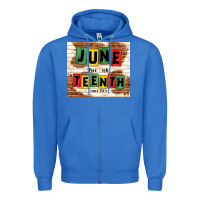 True Royal juneteenth free ish since 1865 Zipper Hoodie - TumblerDesignByShophia