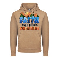 Vintage Coffee faith can move mountains Vintage Hoodie - MaliasSmallBusiness