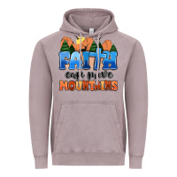 Vintage Zinc faith can move mountains Vintage Hoodie - MaliasSmallBusiness