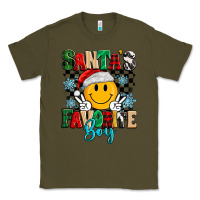 Army Green santas favorite boy Classic Tee - MaliasSmallBusiness