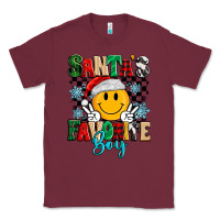Burgundy santas favorite boy Classic Tee - MaliasSmallBusiness