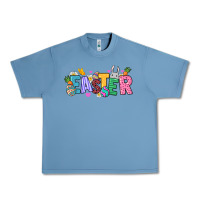 Pebble Blue Easter Urban Heavy Tee - NancyCooperArtShop